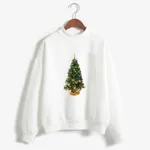 Christmas Printing Turtleneck Sweater Women - 612Style-M