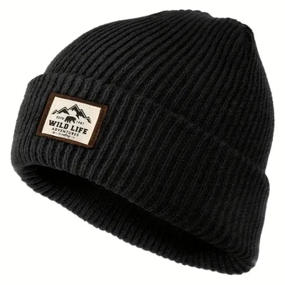 Multi Color Earflaps Warm Trendy Casual Hat Black - Shop at LoveMi