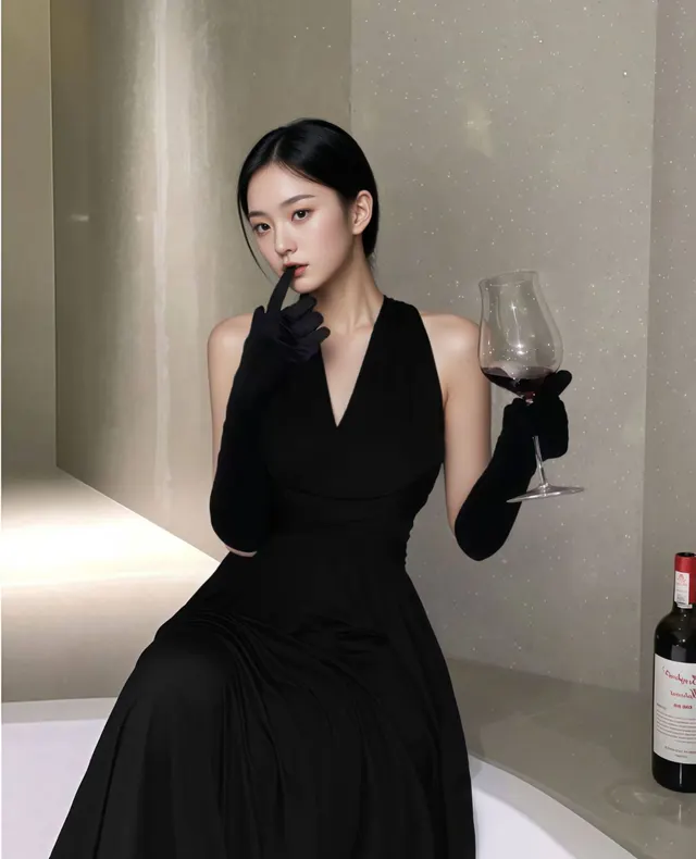 More Than Multiple Wear Rope Cross Backless Bandage One piece Dress Women Black - Shop at LoveMi