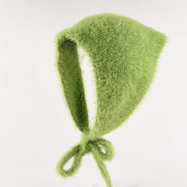 Women's Autumn And Winter Warm Plush Knitted Hat Green - Shop at LoveMi