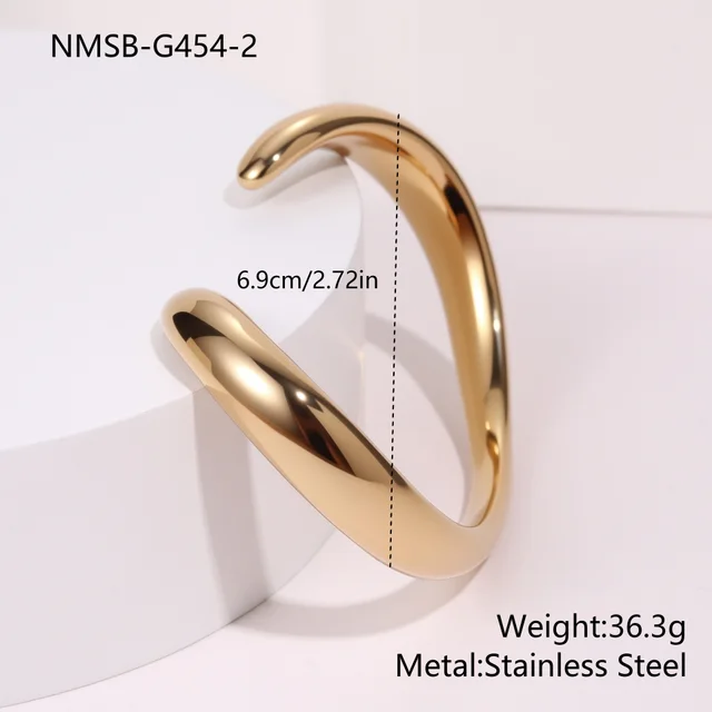 Design Sense Texture Surround Open ended Bracelet Women G4542 - Shop at LoveMi