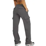 Multi-pocket Y2g Overalls Casual Loose Sports Fitness Wide-leg Pants - Dark Grey