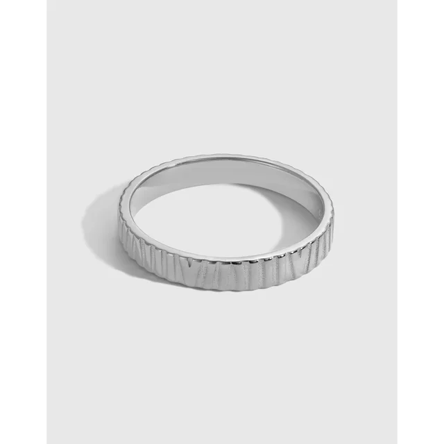 New Irregular Design Simple Bracelet Ring For Women White Gold Color - Shop at LoveMi