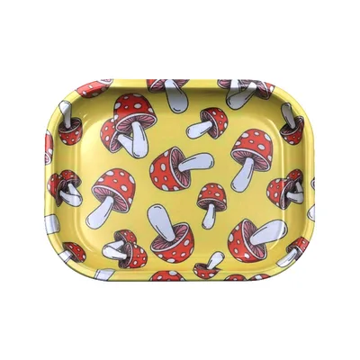 Storage Cigarette Tray Metal Smoking Set Accessories Mushroom 3 - Shop at LoveMi