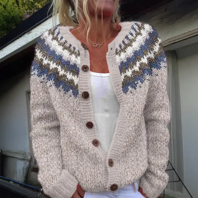 Women's Simple All match 3D Digital Pattern Printed Sweater Hnzmy566 - Shop at LoveMi
