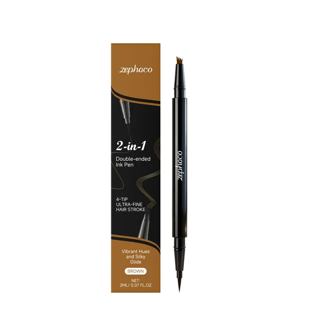 2 In 1 Double Ended Ink Pen Brown - Shop at LoveMi
