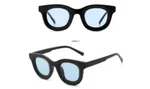 Bright Black Frame Blue Lens