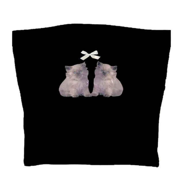 Wild Vest Niche Print For Women Black - Shop at LoveMi