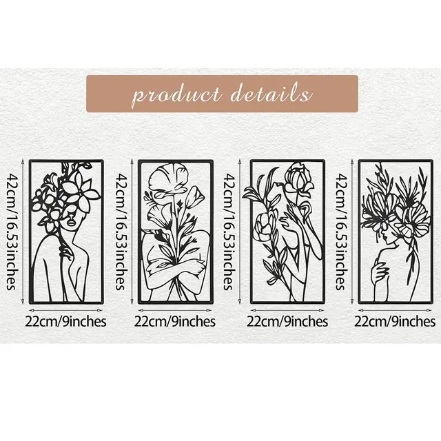 Human Body Partial Wall Decorative Painting Iron Crafts Ty535605 - Shop at LoveMi