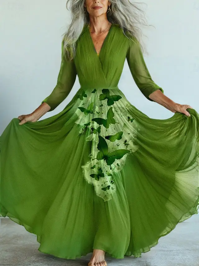 European And American Mesh Long Sleeve Dress Figure 6 - Shop at LoveMi