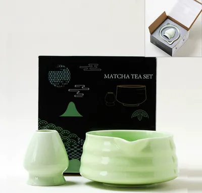 Ceramic Matte Tea Whisk Utensils Standing Bright Light Green1 - Shop at LoveMi