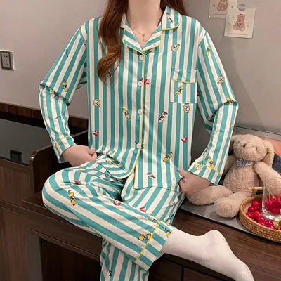 Women's Long Sleeve Trousers Suit Home 520 Style - Shop at LoveMi