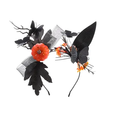 Dark Style Pumpkin Head Cos Halloween Party Funny Hair Accessories Style 22178 - Shop at LoveMi
