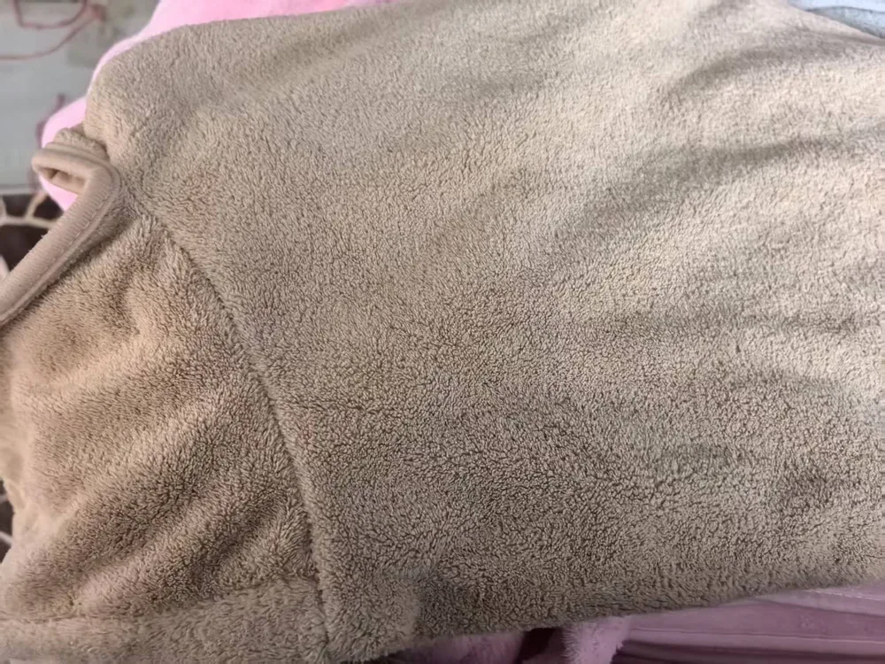 Dog Four Seasons Can Wear Bath Dry Bathrobe - Camel