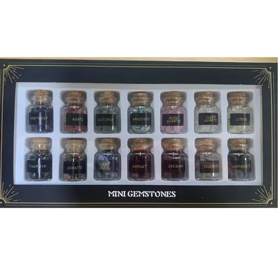 Small Gravel Bottle Wishing Aromatherapy Drift Bottle Gift Box 14 Style - Shop at LoveMi