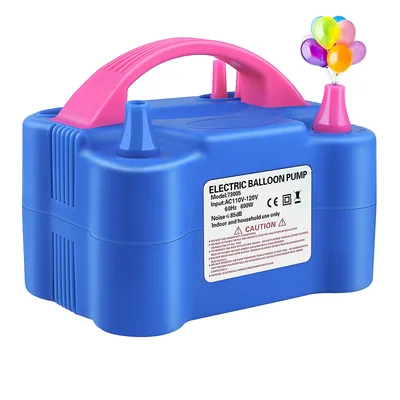 Double Holes Of Electric Balloon Inflator Blue - Shop at LoveMi