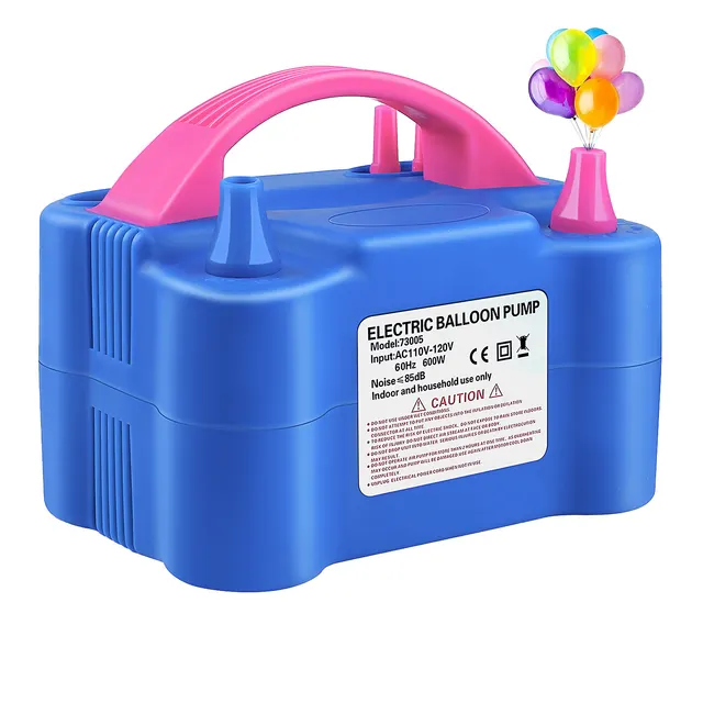 Double Holes Of Electric Balloon Inflator Blue - Shop at LoveMi