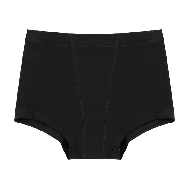 European And American Ladies Four layer Leak proof Boxer Physiological Underwear Black - Shop at LoveMi