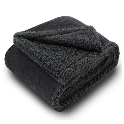 Pet Waterproof Blanket Four Seasons Flannel Pure Gray - Shop at LoveMi