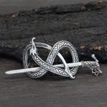 Hairpin Irish Retro Hair Clips Hair Accessories - Silver