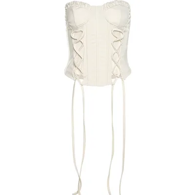 New Women's Solid Color Slim fit Fashion Off neck Sexy Backless Underwaist Apricot - Shop at LoveMi