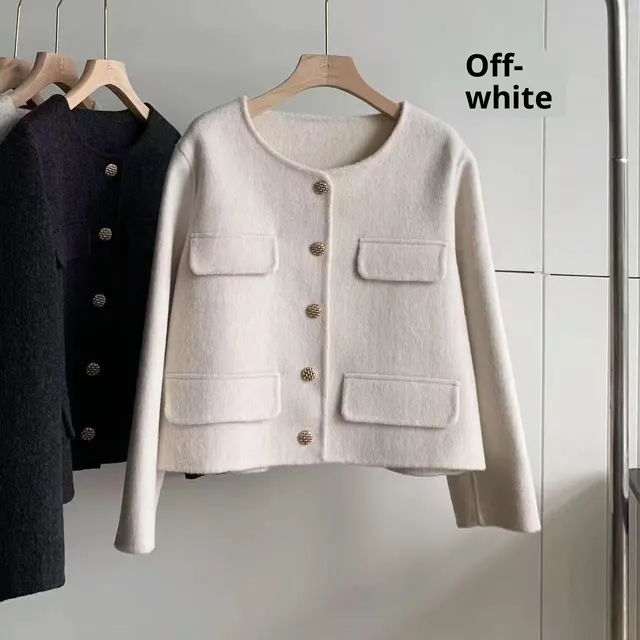 Casual All matching Graceful Fashion Long Sleeve Solid Color Top Beige - Shop at LoveMi