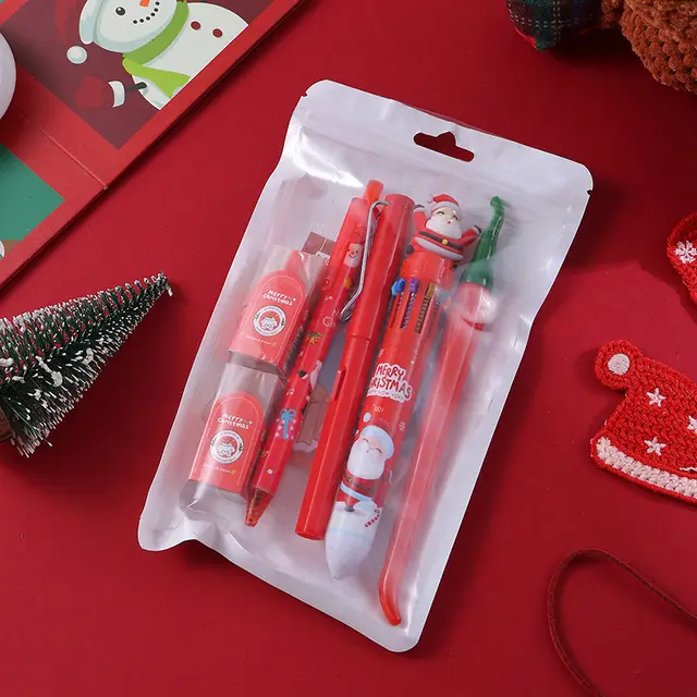Good looking Avocado Learning Stationery Set Christmas Set 6 Pieces Red - Shop at LoveMi