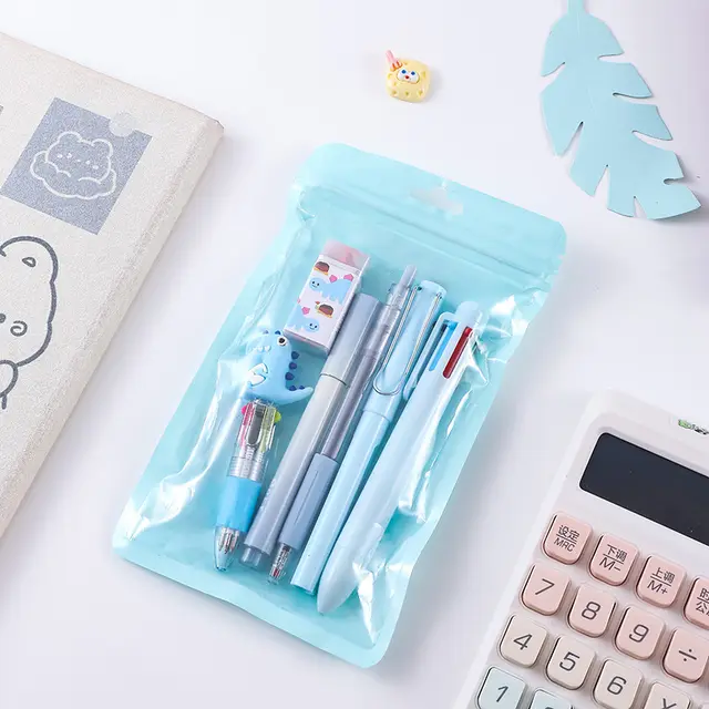 Good looking Avocado Learning Stationery Set Dinosaur Set 6 Pieces Blue - Shop at LoveMi