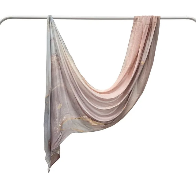 Modal Cotton Headscarf Marble Digital Printing 10Style - Shop at LoveMi