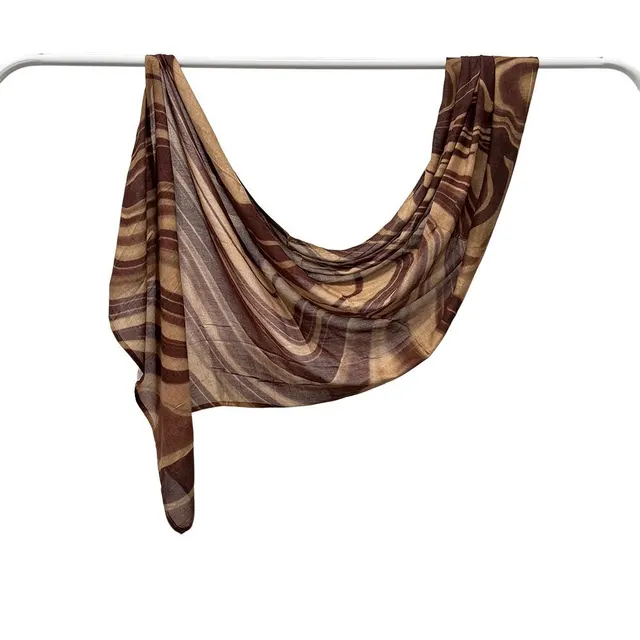 Modal Cotton Headscarf Marble Digital Printing 43Style - Shop at LoveMi