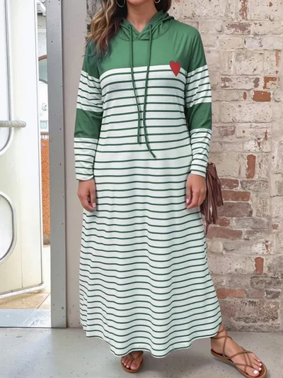 Long Sleeve Knee length H cut Front Pocket Green - Shop at LoveMi