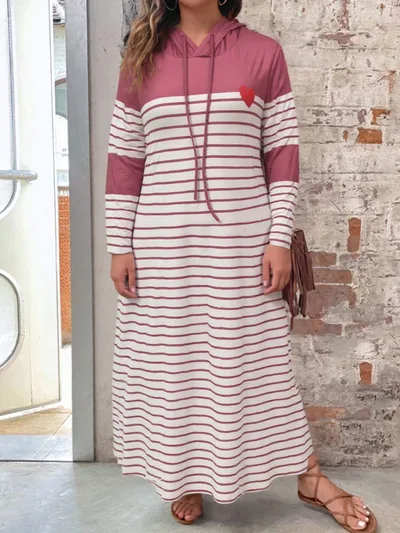 Long Sleeve Knee length H cut Front Pocket Red - Shop at LoveMi