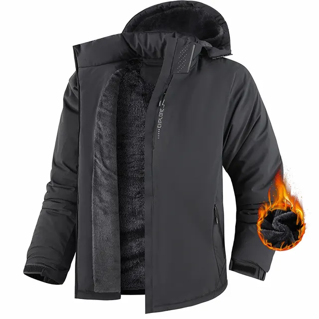 Autumn And Winter Warm Couple Outdoor Wind Coat Gray - Shop at LoveMi