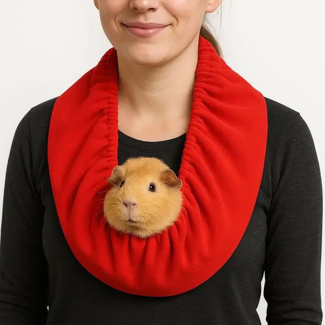 Small Animal Portable Scarf Pet Warm Outdoor Red - Shop at LoveMi