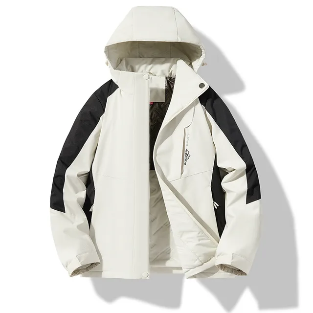Thick Warm Cotton padded Jacket Windproof And Waterproof White - Shop at LoveMi