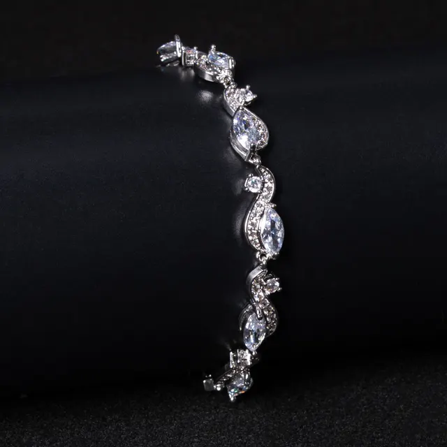 Zircon Line Bracelet High grade Super Niche Design Bracelet White - Shop at LoveMi