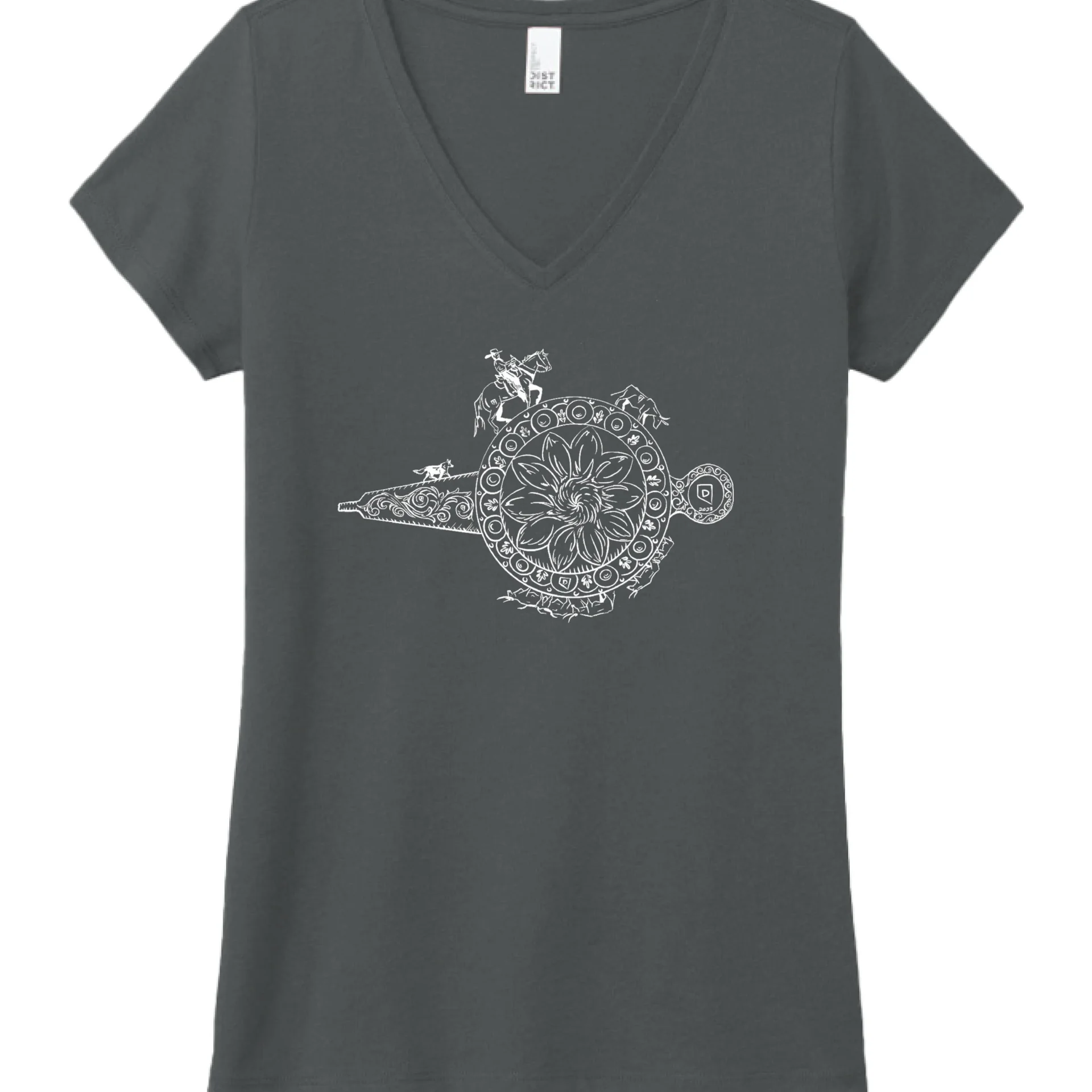 Summer Loose Short Sleeves T-shirt Men's And Women's Round Neck - Black And Grey
