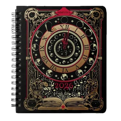 Wait For The Night Weeks Plan Notepad Black Clock - Shop at LoveMi