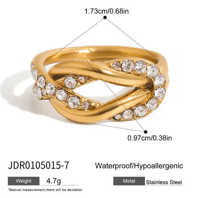 Ring Does Not Fade Ornament Female Niche High grade Jewelry Jdr0105015 7 - Shop at LoveMi