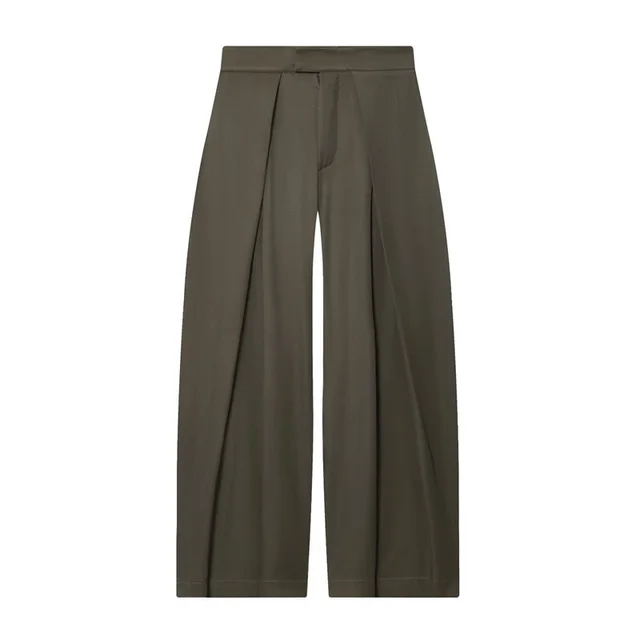 Women's Belt Coat Pleated Trousers Pants - Shop at LoveMi