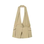 Sexy Style Backless Hanging Collar Top For Women - View 1