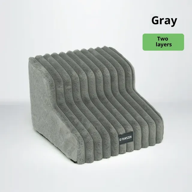Sponge Pet Stairs Removable And Washable Non slip Dog Ladder Gray - Shop at LoveMi