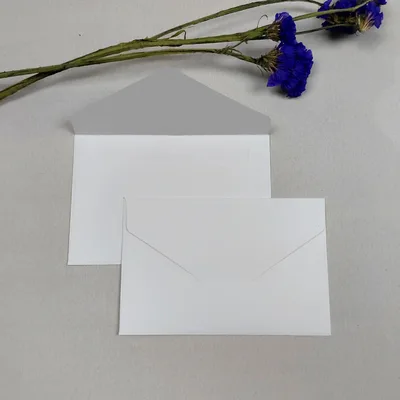 Kraft Paper Mini Envelope Blank Simple Greeting Card Invitation Envelope Bag White - Shop at LoveMi