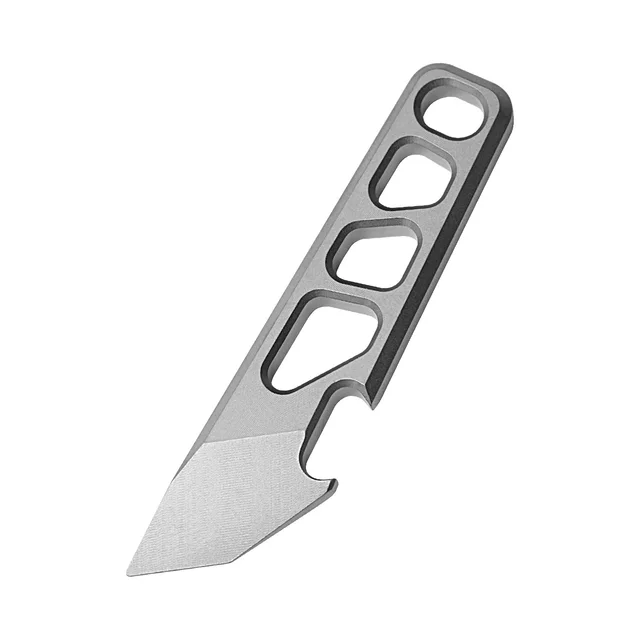 Titanium Alloy Mini Wrecking Bar Bottle Opener Key Ring Silver - Shop at LoveMi