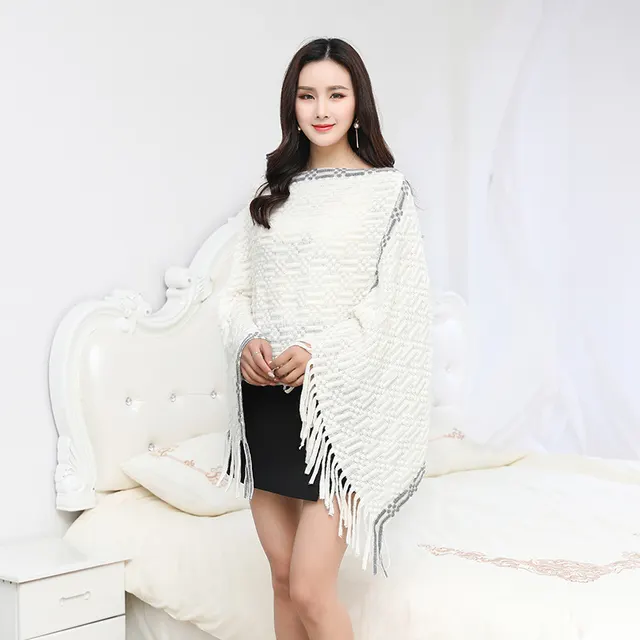 Women's Clothing Fringed Sweater Korean Style Loose White - Shop at LoveMi