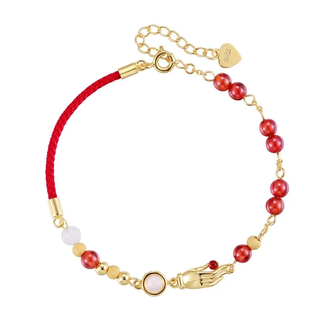 Chalcedony Design Fashionable All match Personalized Women's Bracelet Gold - Shop at LoveMi