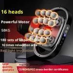 Muscle Relaxation Massager Multi-head Massage Gun Deep Tissue Body Fitness Muscle Electric Relax Massager For Back Shoulders Legs Foot 16 Heads - 1...