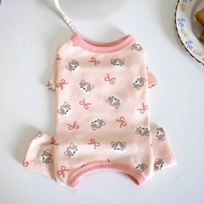 Belly Contracting Four legged Pet Clothing Teddy Bichon Pajamas Cat - Shop at LoveMi