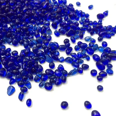 Sea Blue Glass Sand Beads Fish Tank Landscaping Decoration Sapphire Blue 3To6Mm - Shop at LoveMi