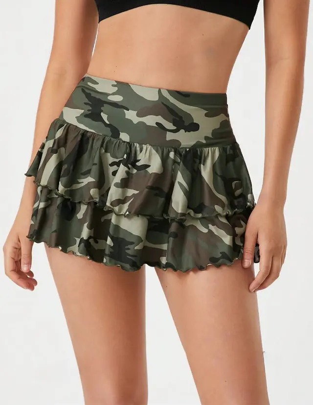 Fashion Sexy Camouflage Short Skirt For Women Camouflage Color - Shop at LoveMi